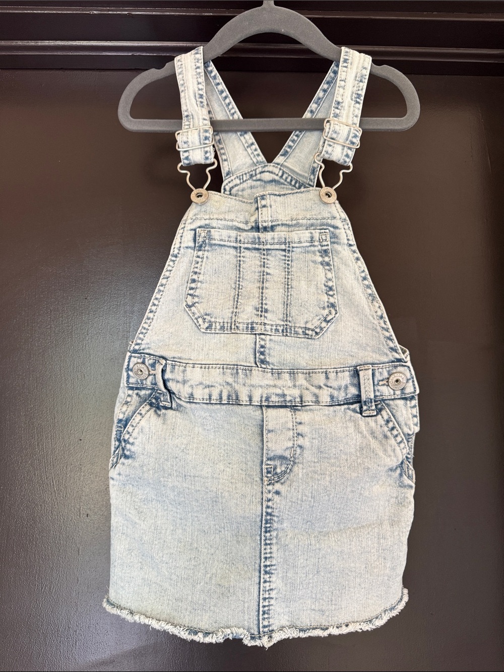 OshKosh B'gosh Light Blue Denim Overall Skirt